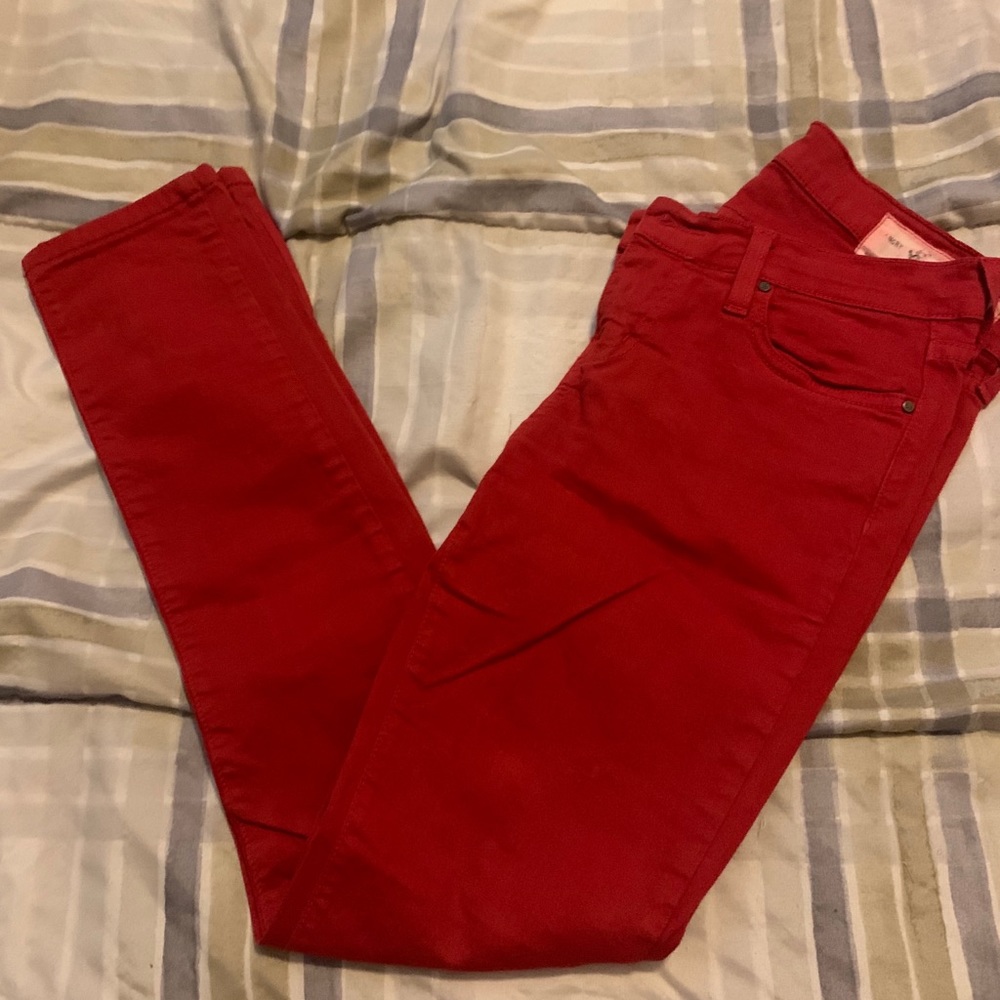 Red Angry Rabbit pants